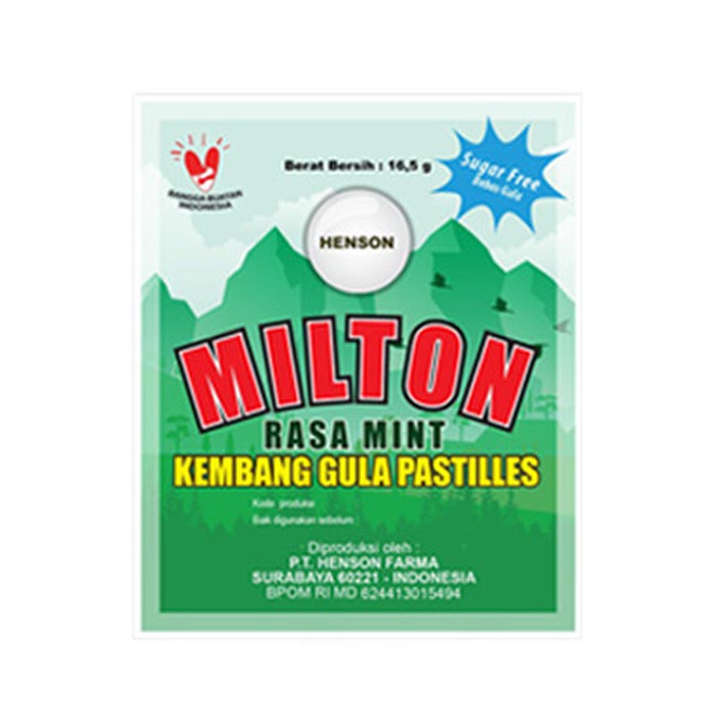 Milton Sugar Free Box Mint (12 Sachet @16.5gr) | Gogobli