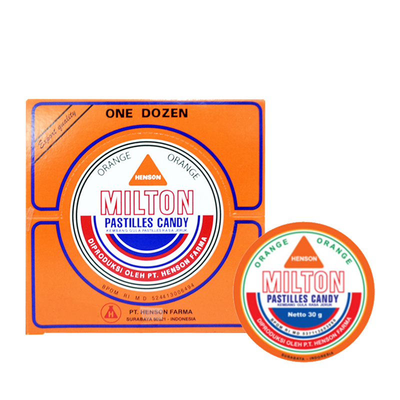 Milton Orange Box (12 Kaleng @30gr) | Gogobli