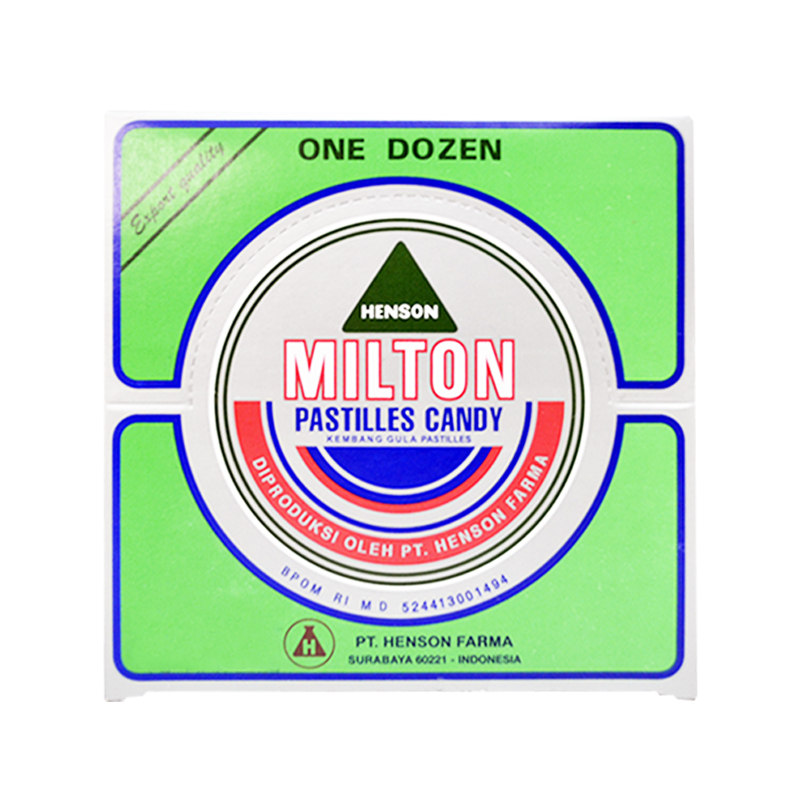 Milton Mint Box (12 Kaleng @15gr) | Gogobli