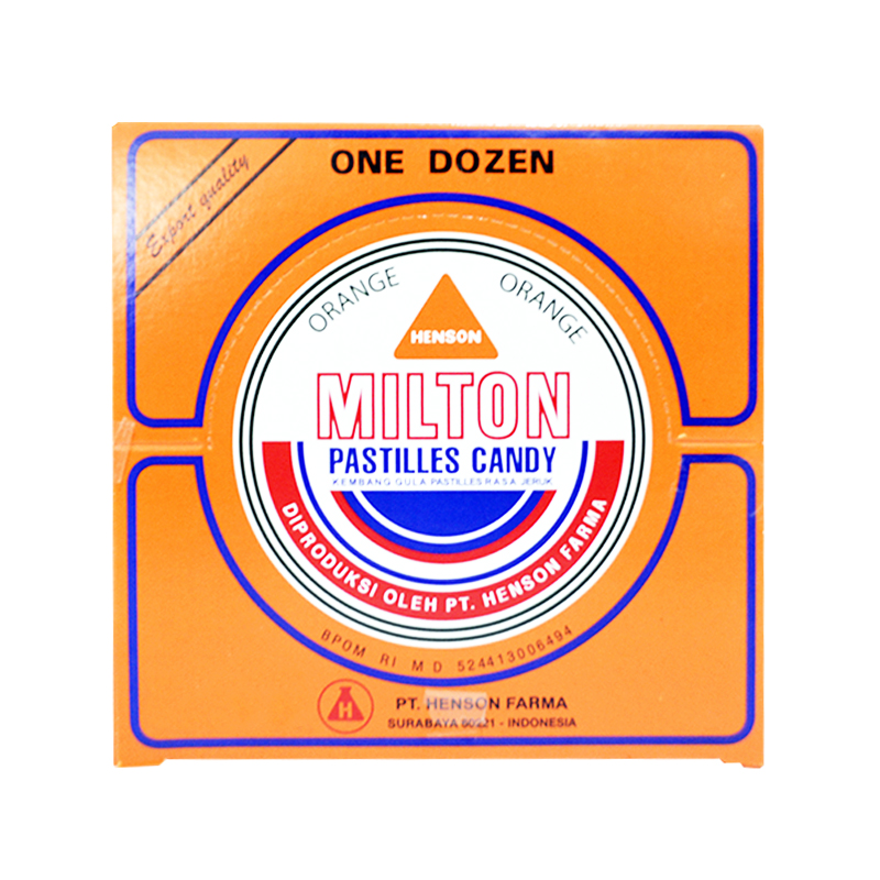 Milton Orange Box (12 Kaleng @15gr) | Gogobli
