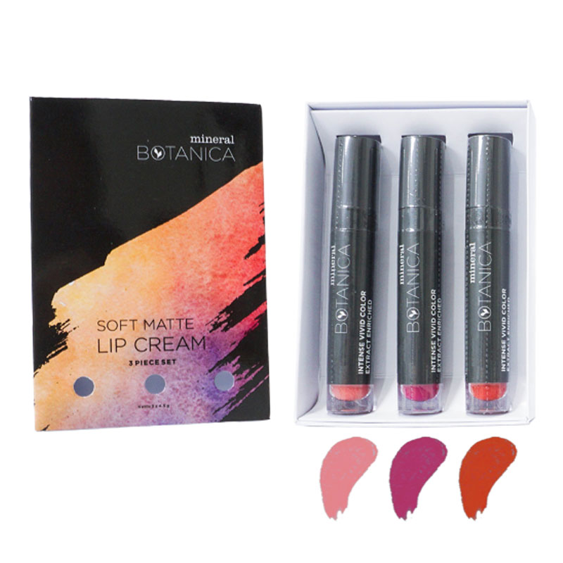 Mineral Botanica Soft Matte Lip Cream Set 1 | Gogobli