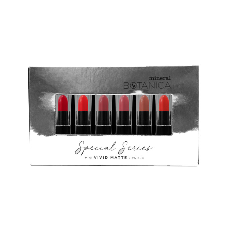 Mineral Botanica Special Series Mini Vivid Matte Lipstick Paket C | Gogobli
