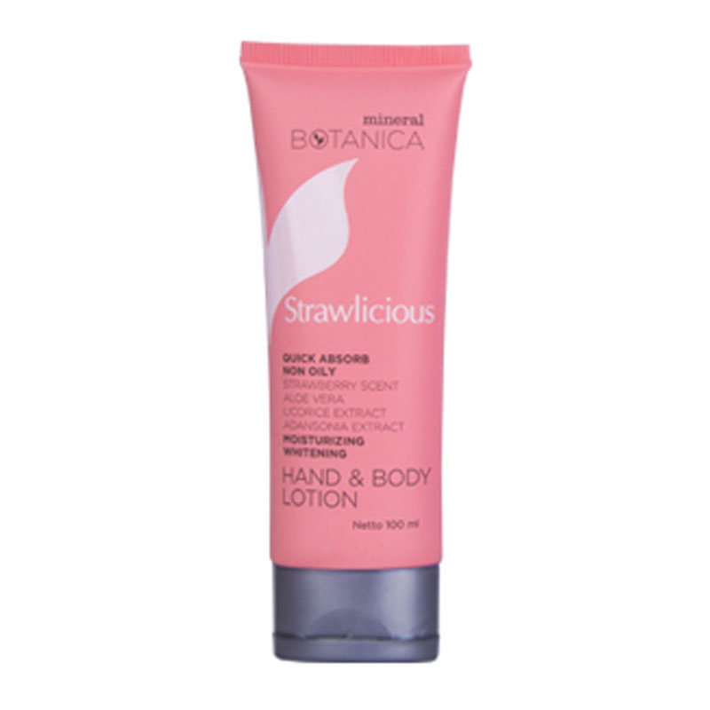 Mineral Botanica Hand And Body Lotion Strawlicious 100ml | Gogobli