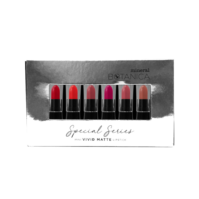 Mineral Botanica Special Series Mini Vivid Matte Lipstick Paket B | Gogobli