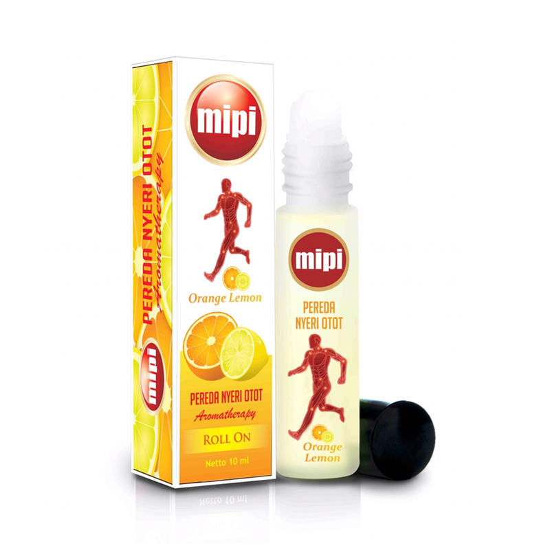 Mipi Roll On Aromatherapy Orange Lemon 10ml | Gogobli
