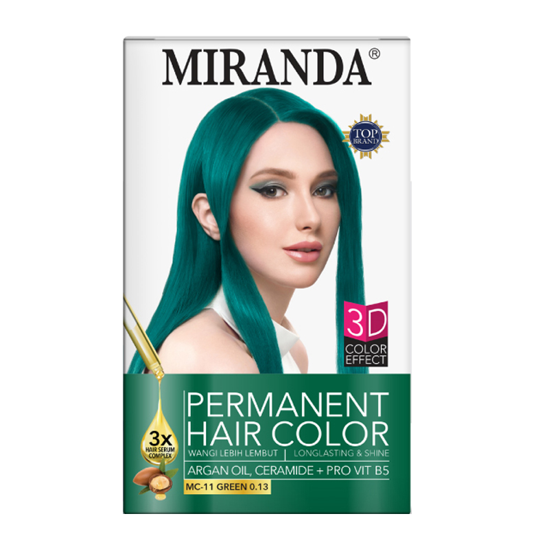 Miranda Hair Color Green 0.13 (MC-11) 30ml | Gogobli