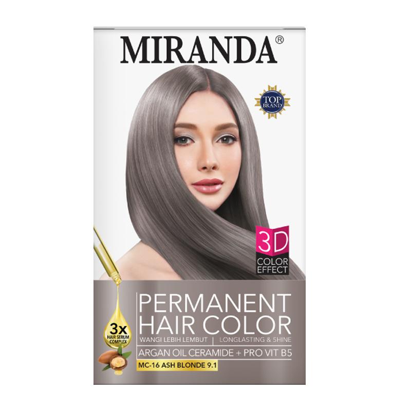 Miranda Hair Color Ash Blonde 9.1 (MC-16) 30ml | Gogobli