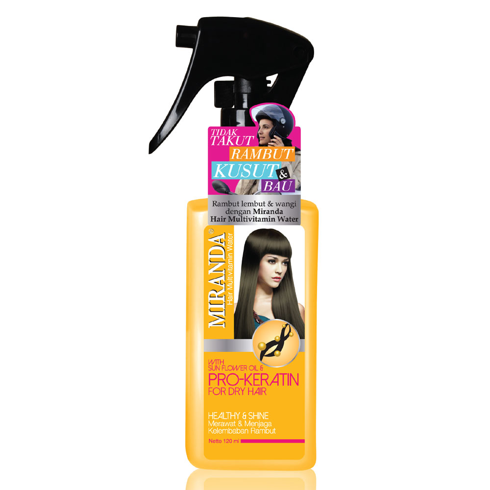 Miranda Hair Vitamin Water Dry Hair Yellow 120ml Gogobli Miranda Hair Vitamin Water Dry Hair Yellow 120ml Gogobli