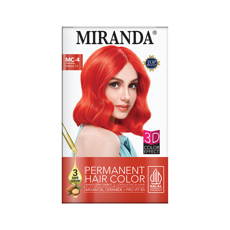 Miranda Hair Color Orange 7.4 (MC-4) 30ml | Gogobli