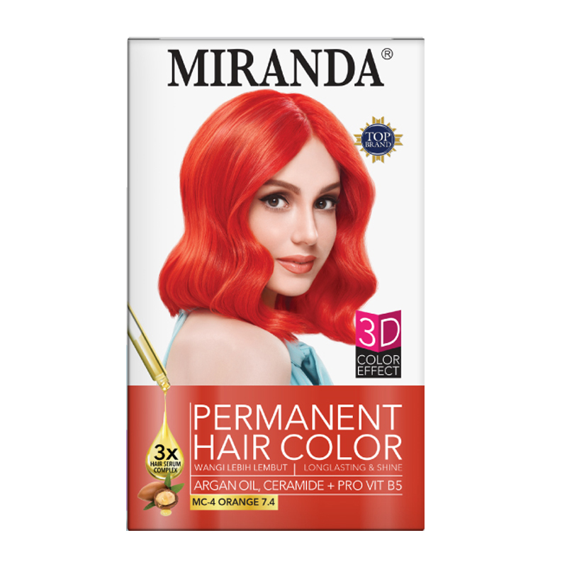 Miranda Hair Color Orange 7.4 (MC-4) 30ml | Gogobli