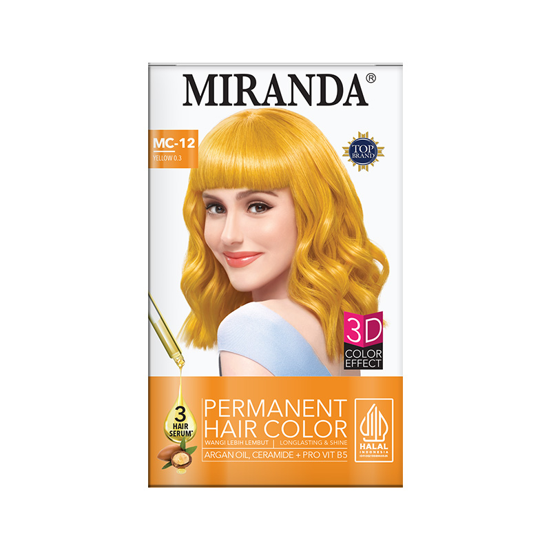 Miranda Hair Color Yellow 0.3 (MC-12) 30ml | Gogobli