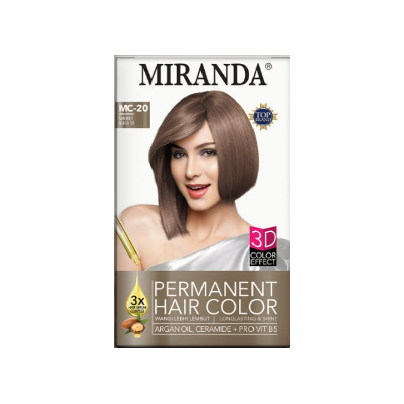 Miranda Hair Color Smokey Ash (MC-20) 30ml | Gogobli