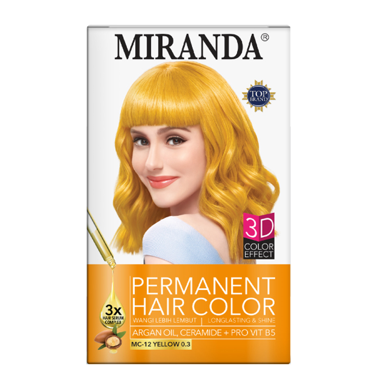 Miranda Hair Color Yellow 0.3 (MC-12) 30ml | Gogobli