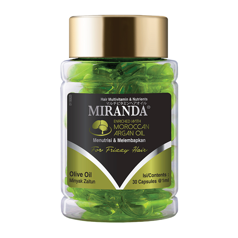 Miranda Hair Vitamin Jar Olive Oil 30 Capsules @1ml | Gogobli
