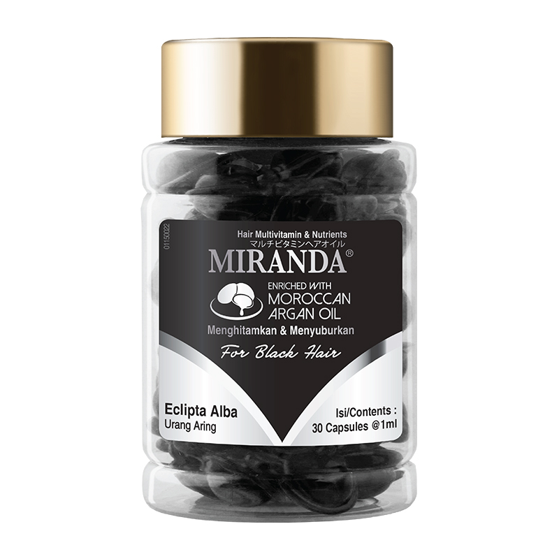 Miranda Hair Vitamin Jar Eclipta Alba 30 Capsules @1ml | Gogobli