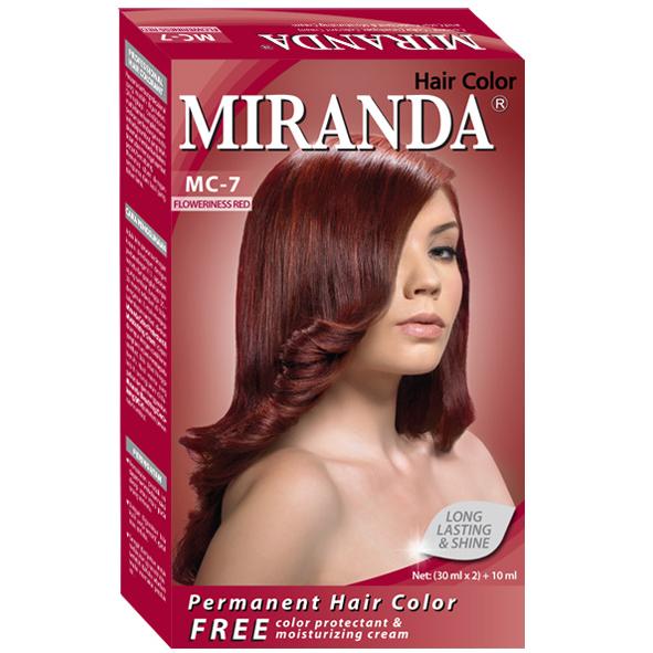 Miranda Hair Color Floweriness Red (MC-7) 30ml (ED: Apr 24) | Gogobli