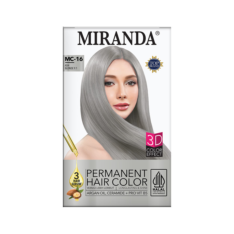 Miranda Hair Color Ash Blonde 9.1 (MC-16) 30ml | Gogobli