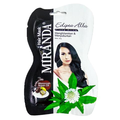 Miranda Hair Mask Eclipta Alba Sachet | Cat Rambut | gogobli