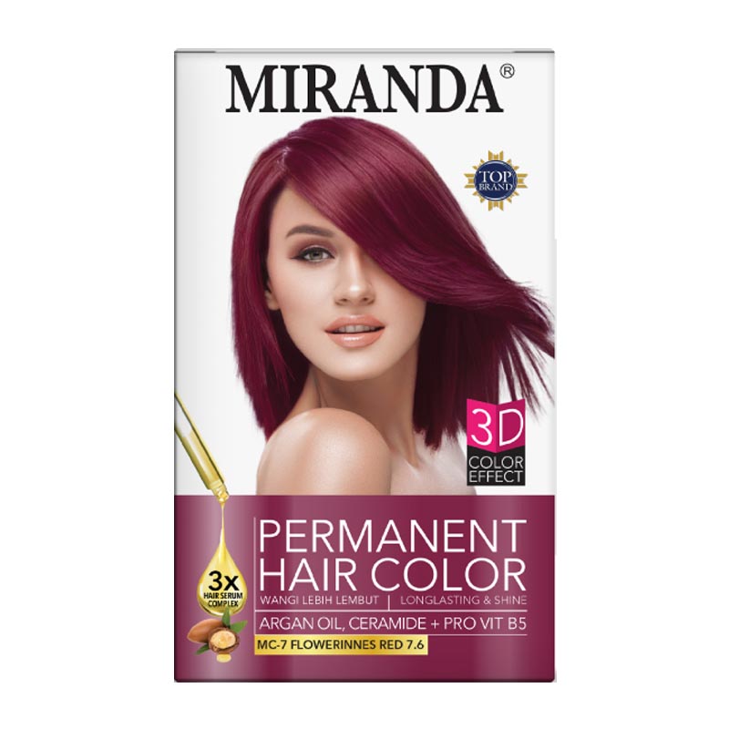 Miranda Hair Color Floweriness Red 7.6 (MC-7) 30ml | Gogobli