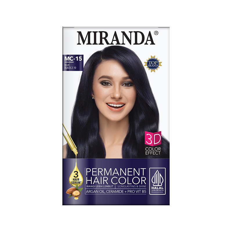 Miranda Hair Color Blue Black 2.10 (MC-15) 30ml | Gogobli