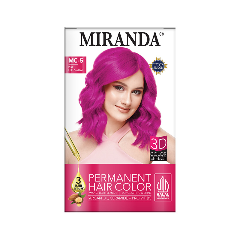 Miranda Hair Color Pink Fuchsia 0.62 (MC-5) 30ml | Gogobli
