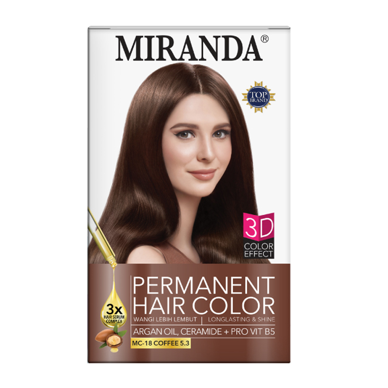 Miranda Hair Color Coffee 5.3 (MC-18) 30ml | Gogobli