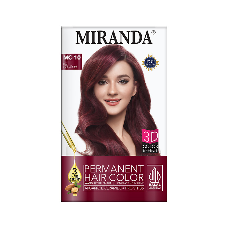 Miranda Hair Color Red Scarlet (MC-10) 30ml | Gogobli