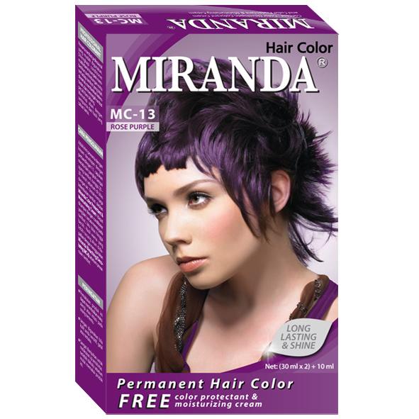 Miranda Hair Color Rose Purple (MC-13) 30ml (ED: Mar 24) | Gogobli