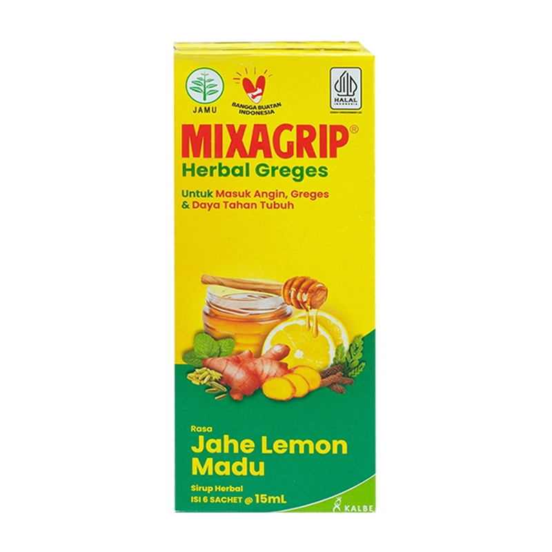 Mixagrip Herbal Greges Box (6 Sachet @15ml) | Gogobli