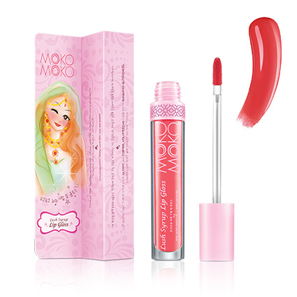 Moko Moko Lush Syrup Lip Gloss Red RD421 | Gogobli.com
