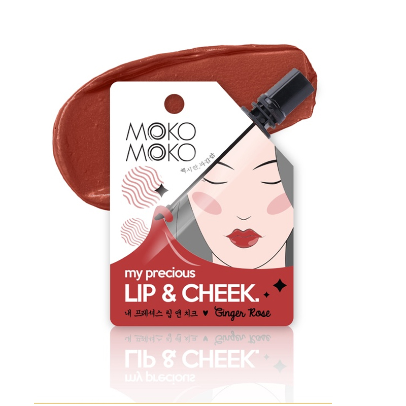 Moko Moko My Precious Lip And Cheek Ginger Rose | Gogobli