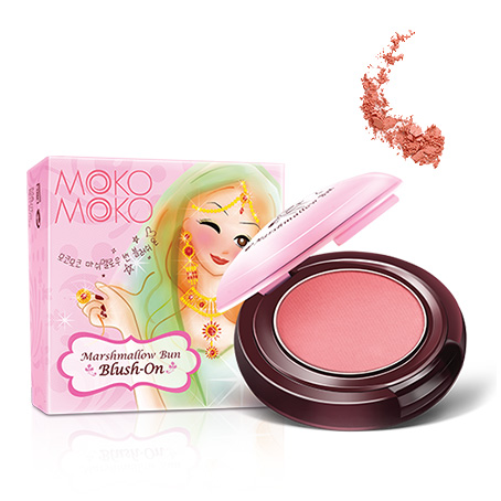 Moko Moko Kosmetik | Moko Moko Marshmallow Bun Blush-On Peach PE341 | gogobli