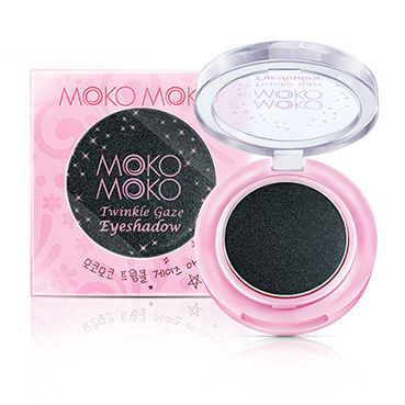 Moko Moko Kosmetik | Moko Moko Twinkle Gaze Eyeshadow Charcoal BK002 | gogobli