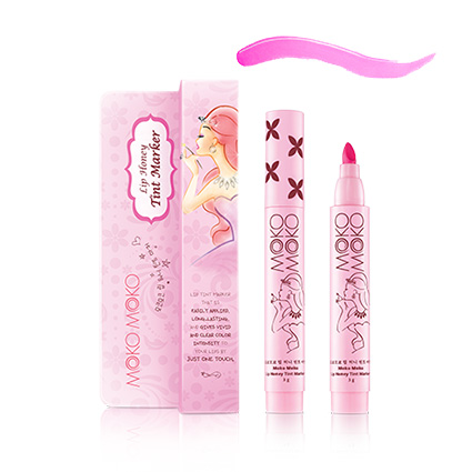Moko Moko Kosmetik | Moko Moko Lip Honey Tint Marker Neon Pink PK831 | gogobli