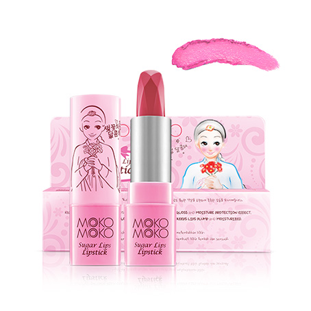 Moko Moko Kosmetik | Moko Moko Sugar Lips Lipstick Pink PK802 | gogobli