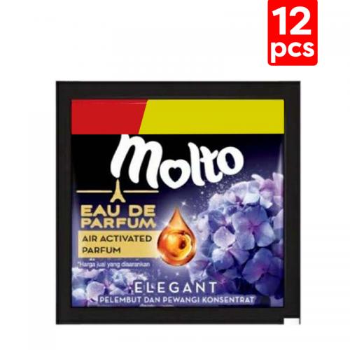 Molto Eau De Perfume Elegant Ungu 9ml (12 Sachet) (ED: Agt 26) | Gogobli