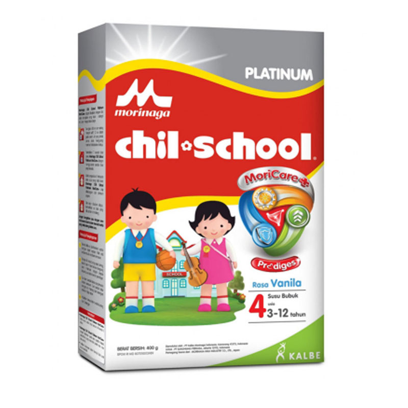 Morinaga Chil School Platinum Moricare Vanila 400gr | Gogobli