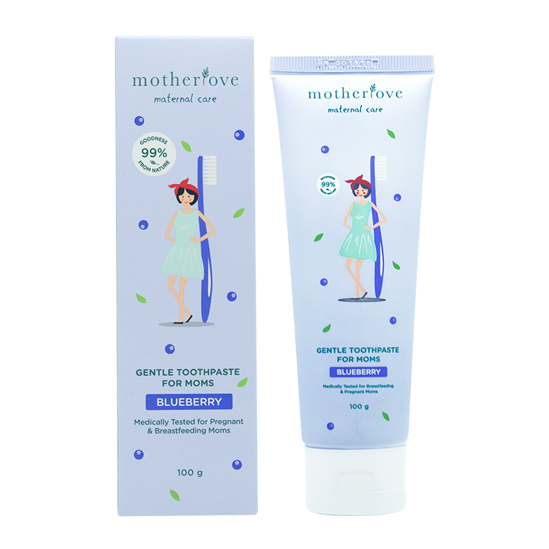 Motherlove Maternal Care Gentle Toothpaste For Moms Blueberry 100ml | Gogobli