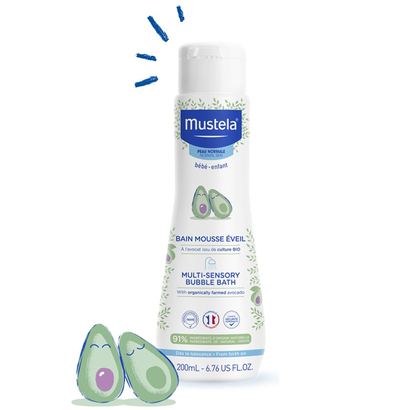 Mustela Multi-Sensory Bubble Bath 200ml | Gogobli