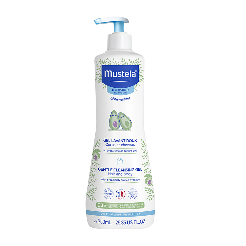 Mustela Bebe Gentle Cleansing Gel 750ml | Gogobli