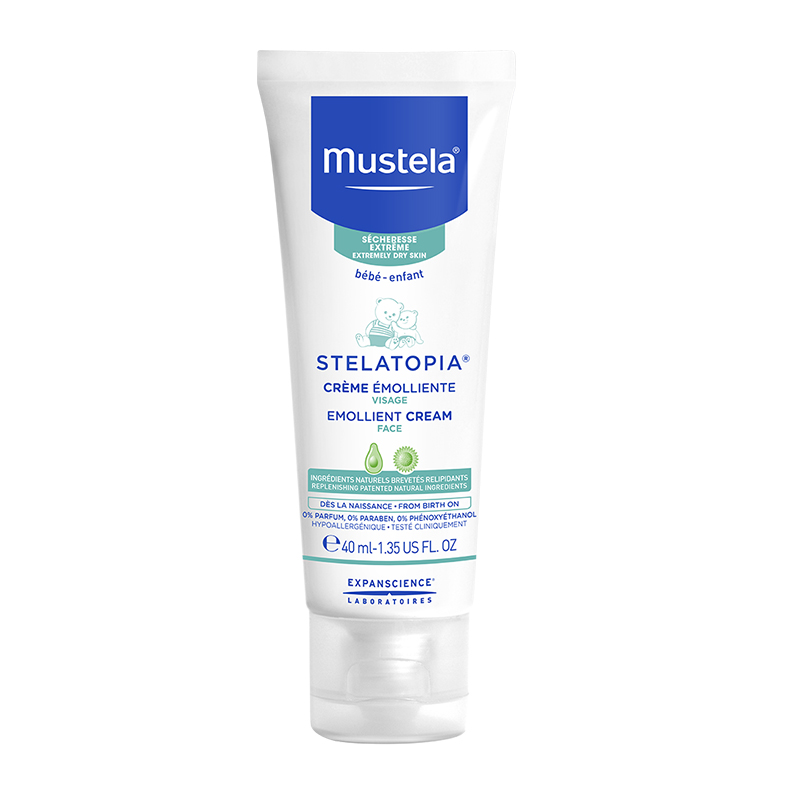Mustela Stelatopia Emollient Face Cream 40ml | Gogobli