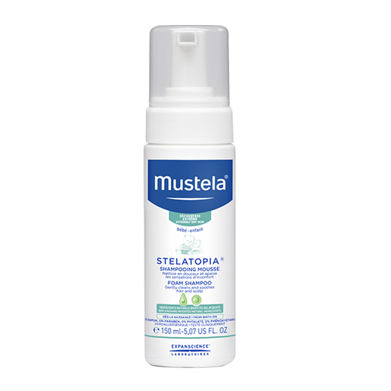 Mustela Stelatopia Foam Shampoo 150ml | Gogobli