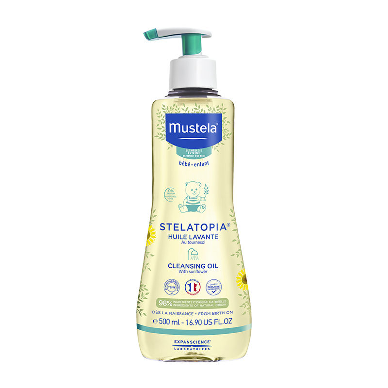 Mustela Stelatopia Cleansing Oil 500ml | Gogobli