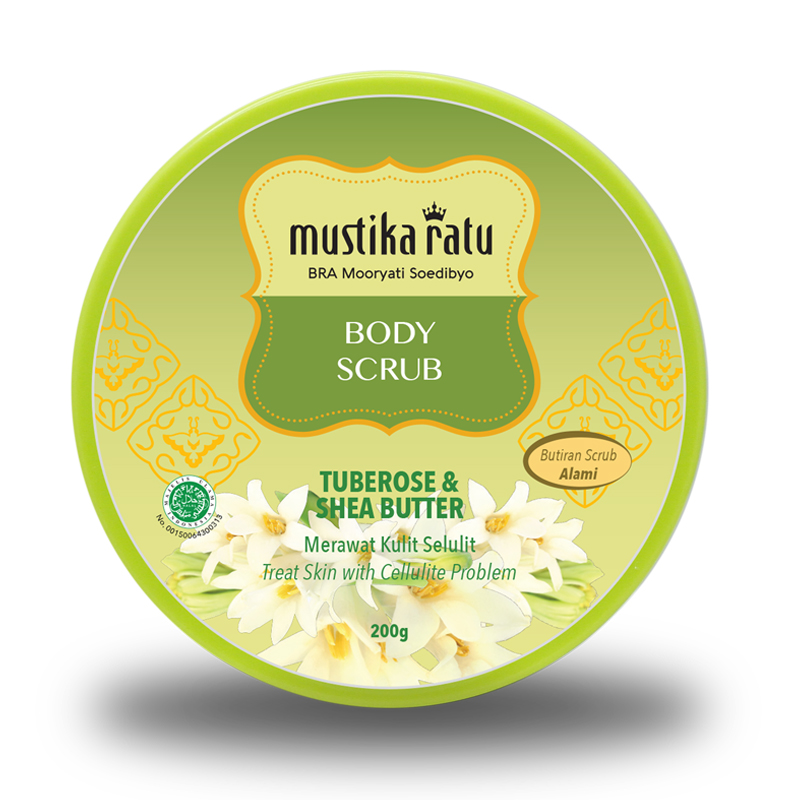 Mustika Ratu Tuberose And Shea Body Scrub 200gr | Gogobli