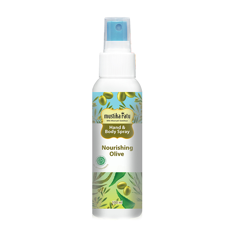 Mustika Ratu Multipurpose Hand And Body Spray Nourishing Olive 100ml | Gogobli