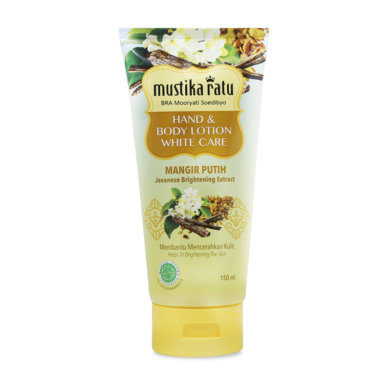 Jual Mustika Ratu Hand Body Lotion Mangir Putih Tube 150ml