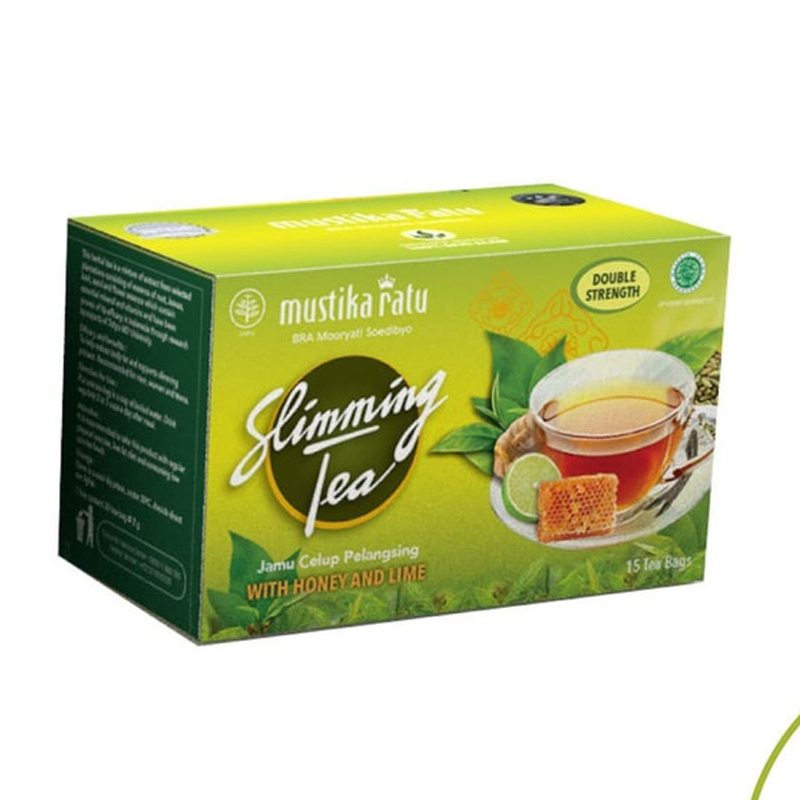 Mustika Ratu Slimming Tea Double Strength Plus Honey And Lime 15 Bungkus | Gogobli