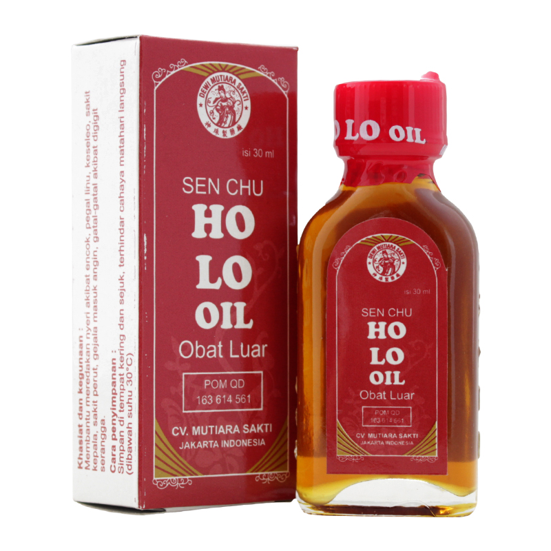 Mutiara Sakti Sen Chu Ho Lo Oil (Minyak Gosok) 30ml | Gogobli