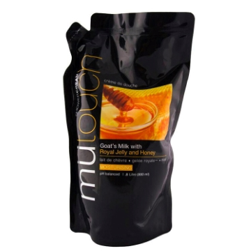 Mutouch Goats Milk Shower Cream - Pouch Royal Jelly And Honey 450ml | Gogobli