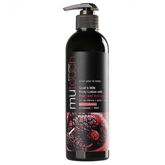 Mutouch Goat Milk Body Lotion Pearl And Mulberry Pump Botol 400ml | Gogobli